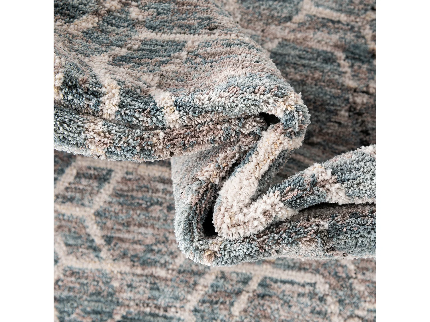 Tapis 185x275 Bleu Zora Modern