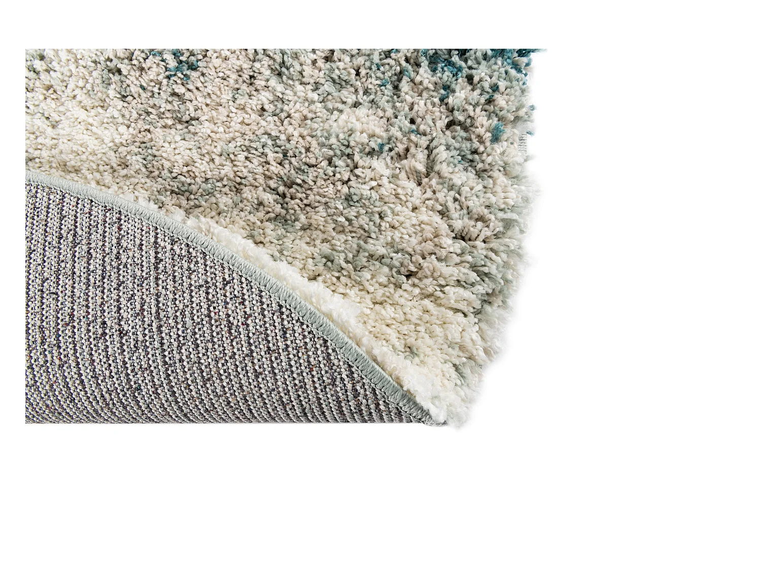 Tapis shaggy 155x155 Vert Lachen Haze