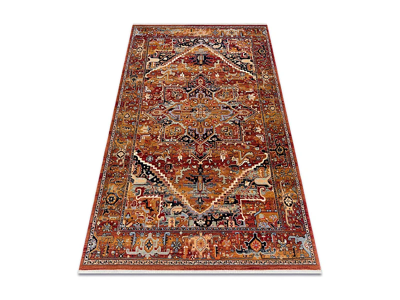Tapis KESHAN franges, Ornement oriental 2886/53588 bordeaux  300x380 cm