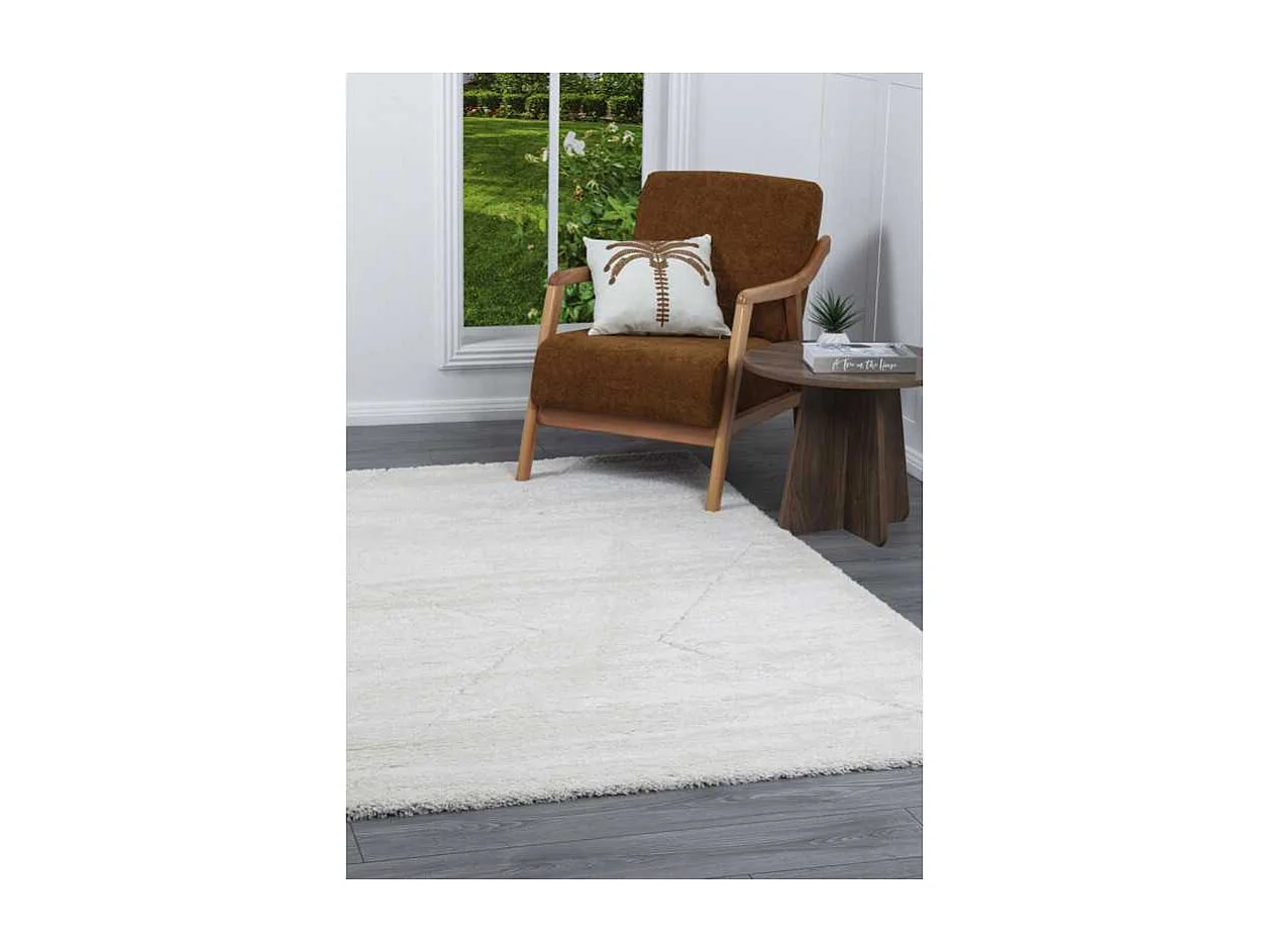 Tapis berbère shaggy - MARRAKECH 361 Crème 160*230
