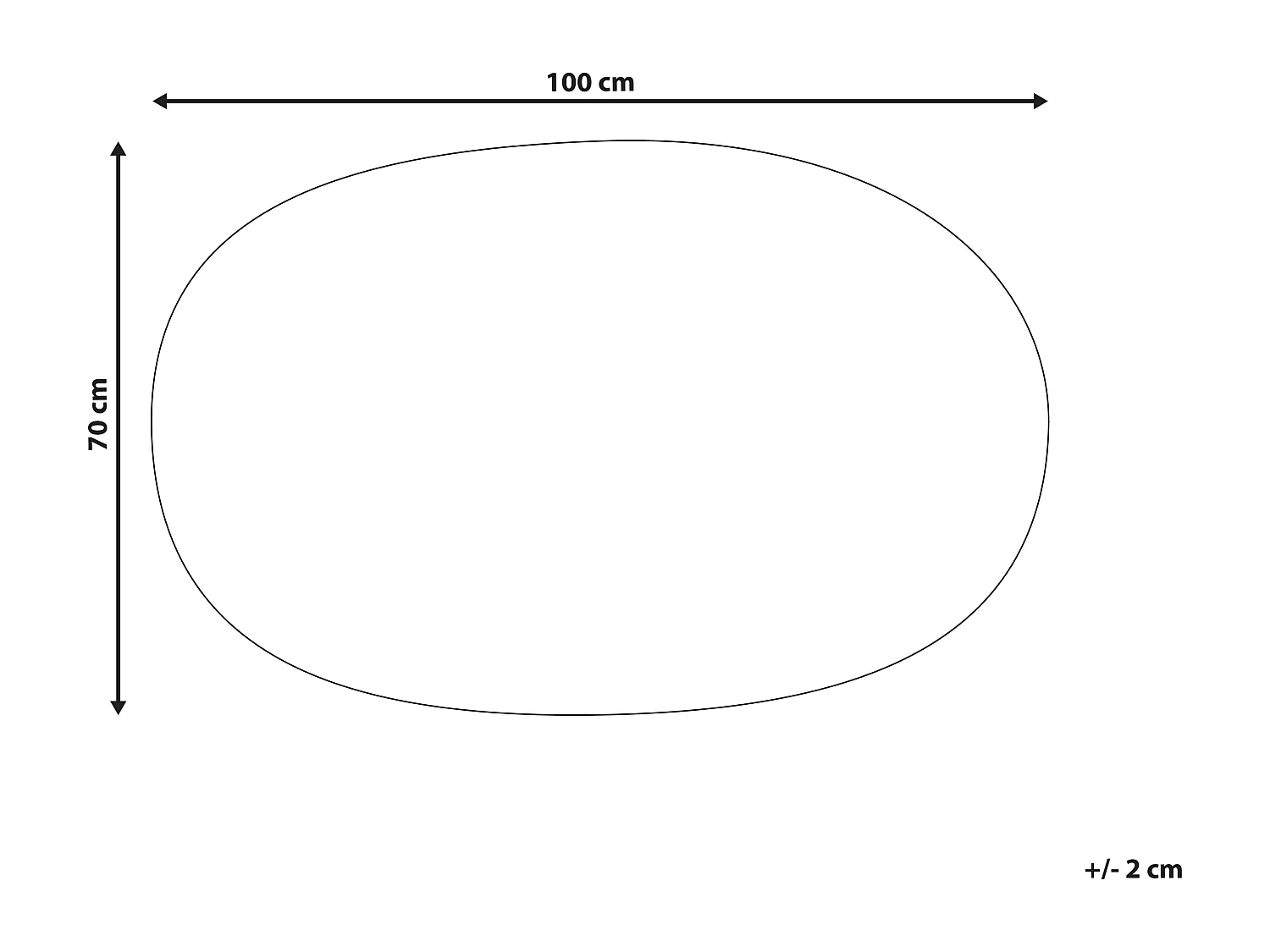 Vloerkleed jute meerkleurig 70 x 100 cm PEREWI