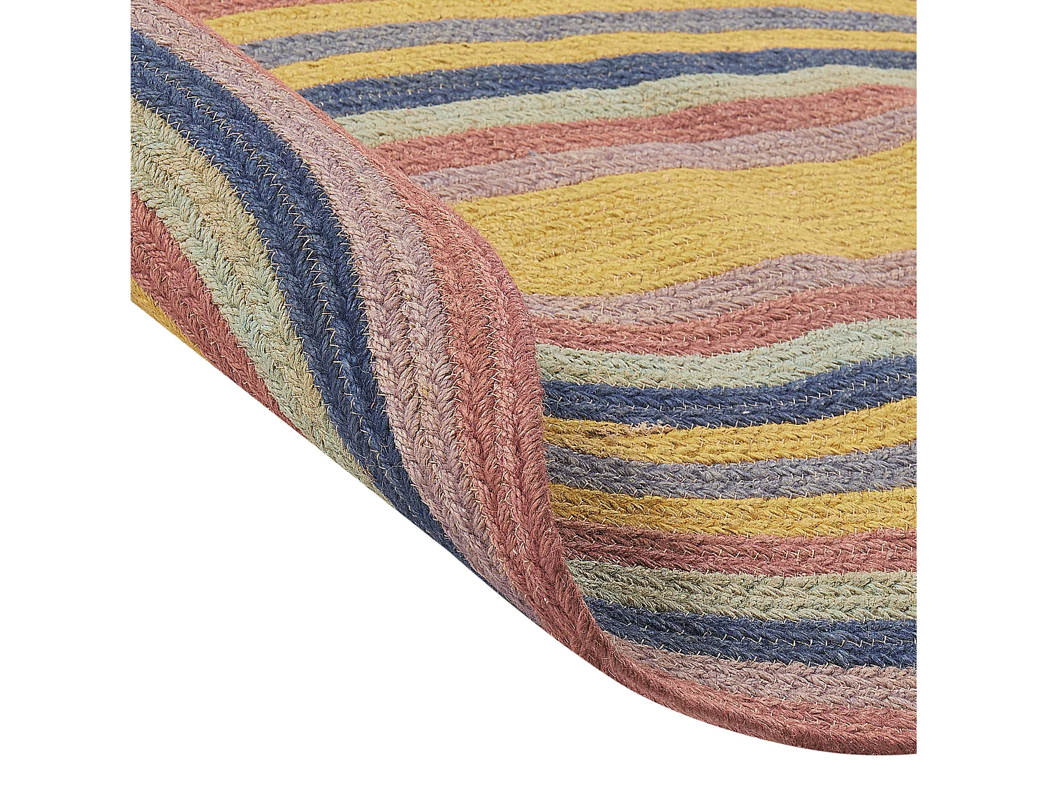 Vloerkleed jute meerkleurig 70 x 100 cm PEREWI