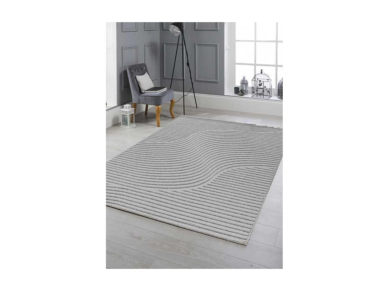 Tapis extérieur intérieur - TOKYO 01 Gris 60*100