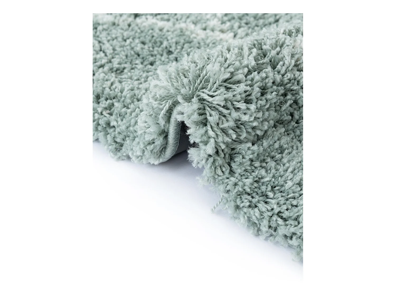 Tapis shaggy 125x125 Vert Lachen Fence