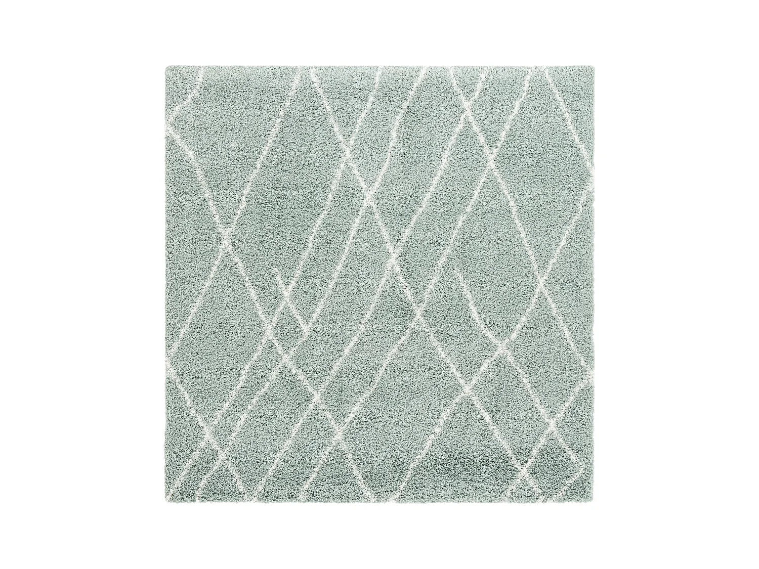 Tapis shaggy 125x125 Vert Lachen Fence