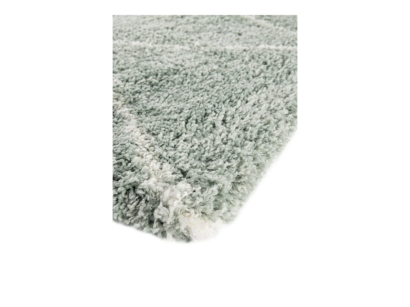 Tapis shaggy 125x125 Vert Lachen Fence