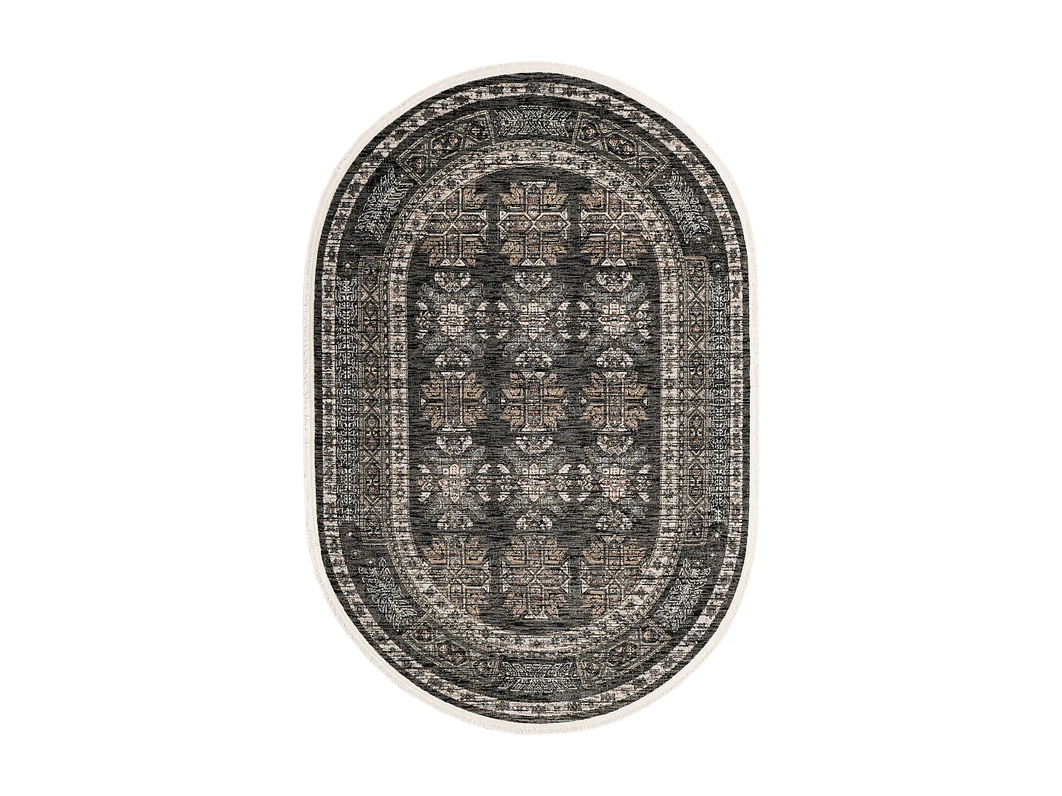 Tapis 125x185 Gris Zora Kropka