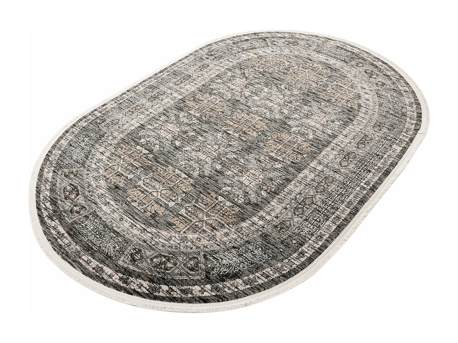 Tapis 125x185 Gris Zora Kropka