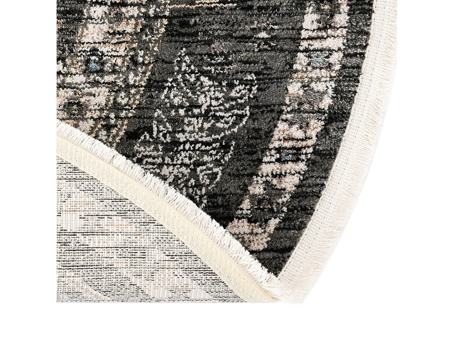 Tapis 125x185 Gris Zora Kropka