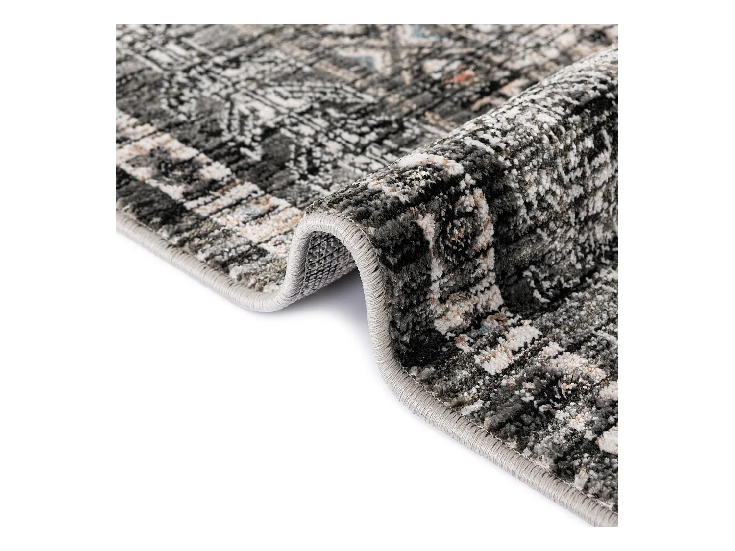 Tapis 125x185 Gris Zora Kropka