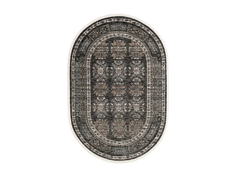 Tapis 125x185 Gris Zora Kropka