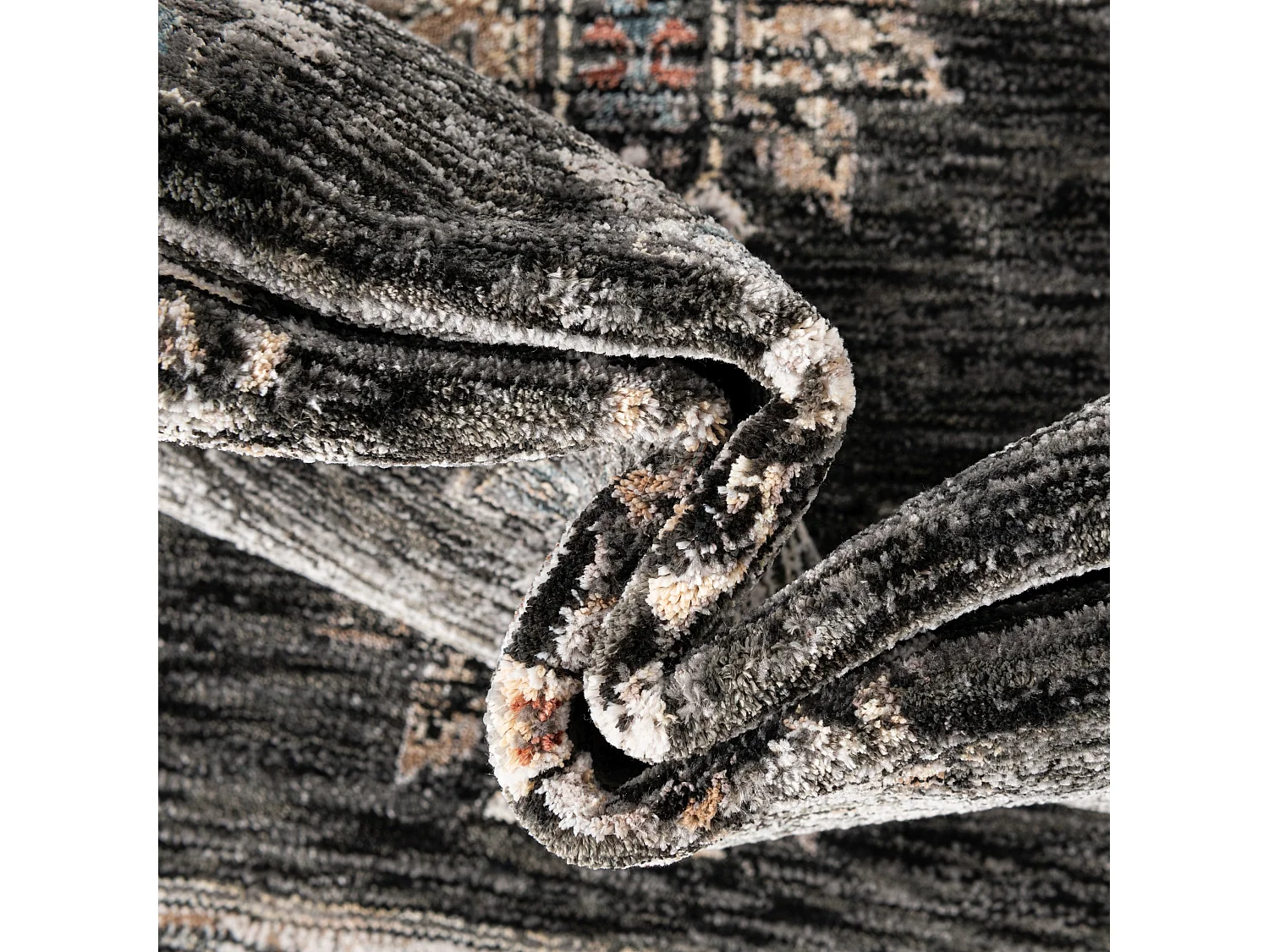 Tapis 155x245 Gris Zora Kropka