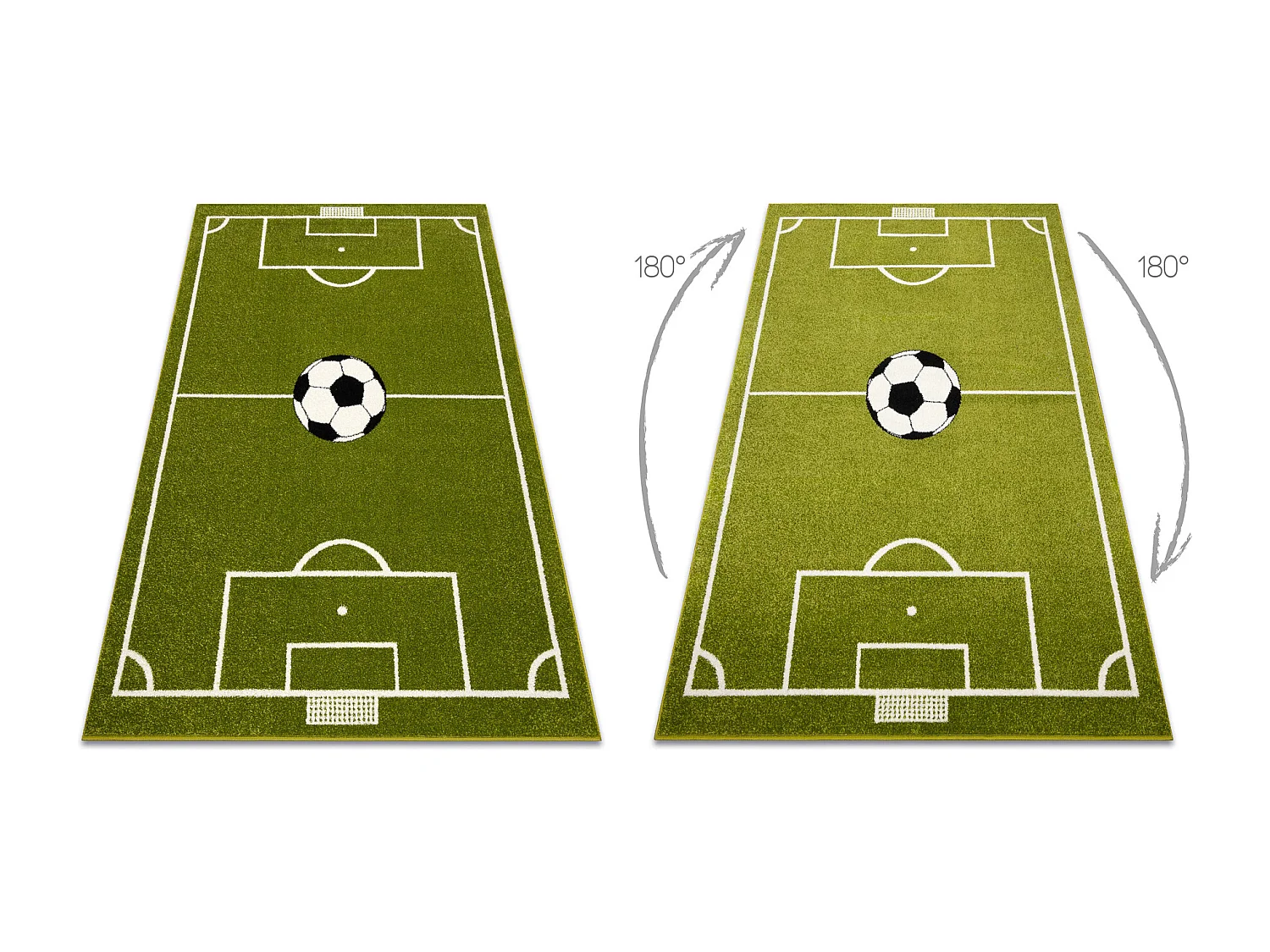 Tapis MUNDIAL Terrain de football, football - vert 100x160 cm