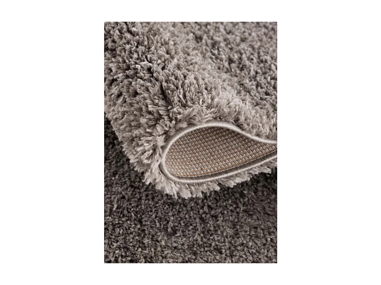 Tapis shaggy uni - SHAGGY PULPEUSE 100 Gris anthracite 200*290