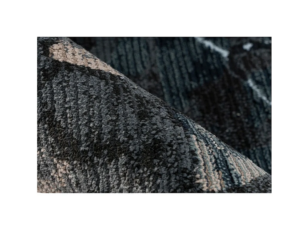 Alfombra 230x160cm, diseño G308A color azul petróleo - Confort y elegancia para su interior