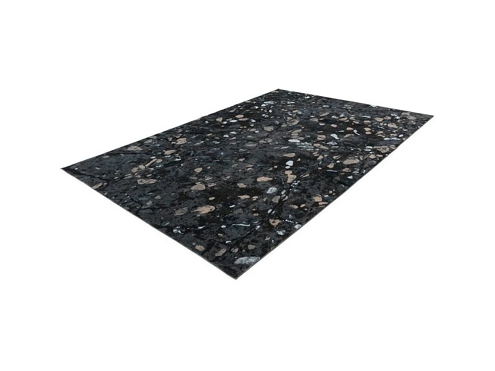 Tapis 230x160cm, design G308A coloris bleu pétrole - Confort et élégance pour votre intérieur