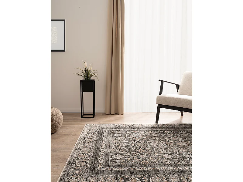 Teppich 185x275 Grau Zora Orman