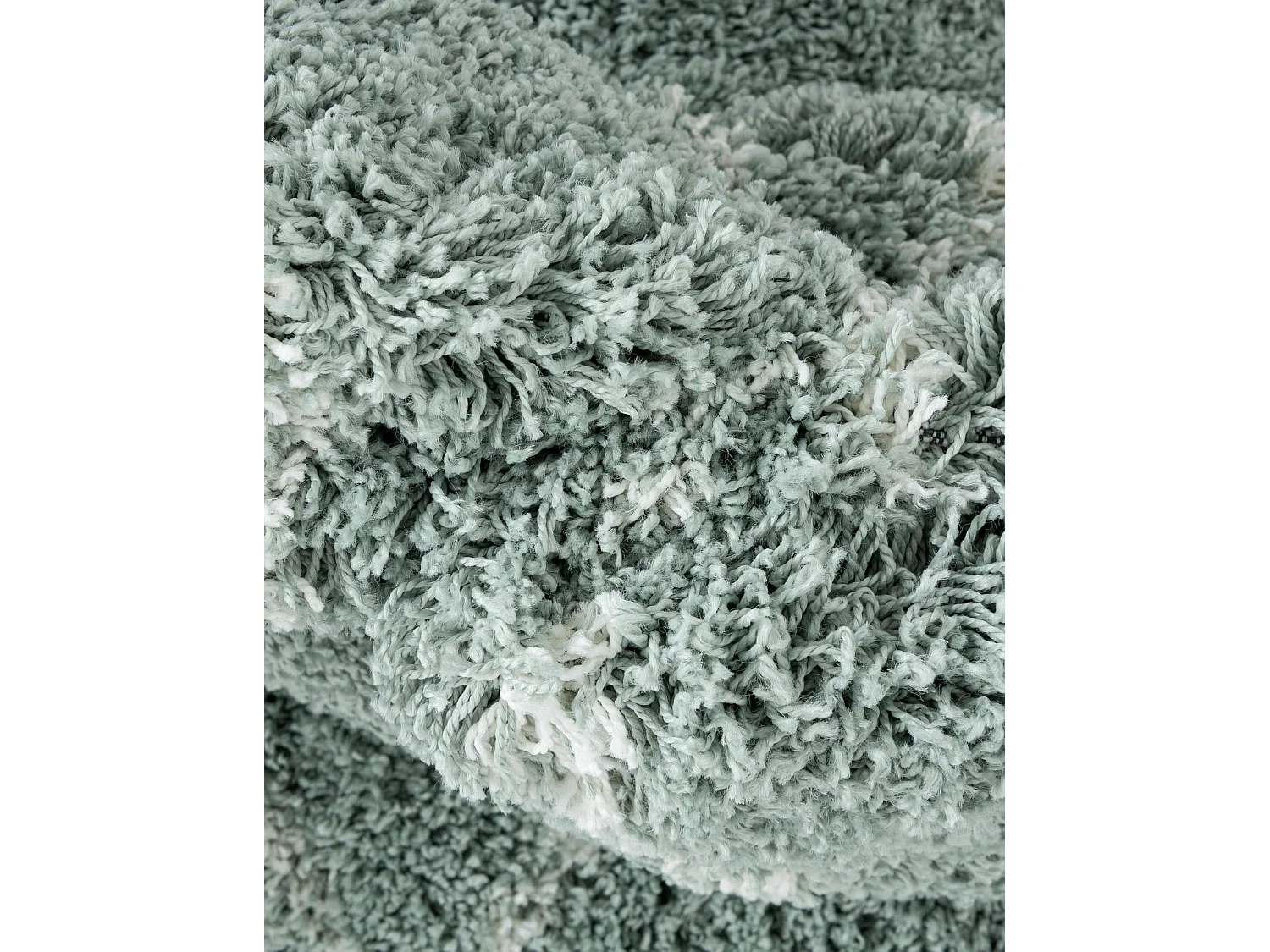 Hoogpolig tapijt 155 x 155 Groen Lachen Fence