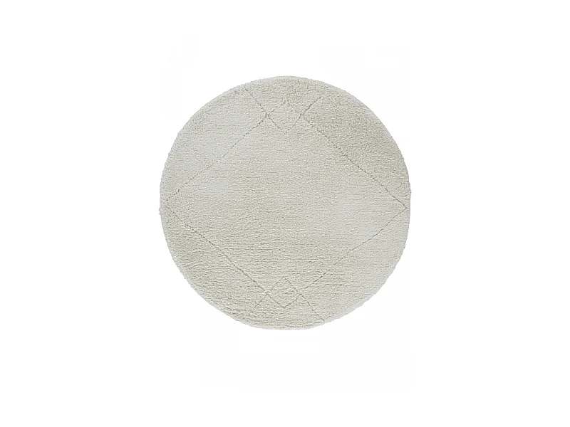 Tapis berbère shaggy - MARRAKECH 360 Crème 160*160