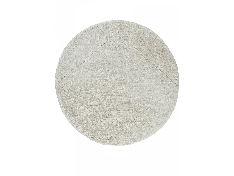 Tapis berbère shaggy - MARRAKECH 360 Crème 160*160