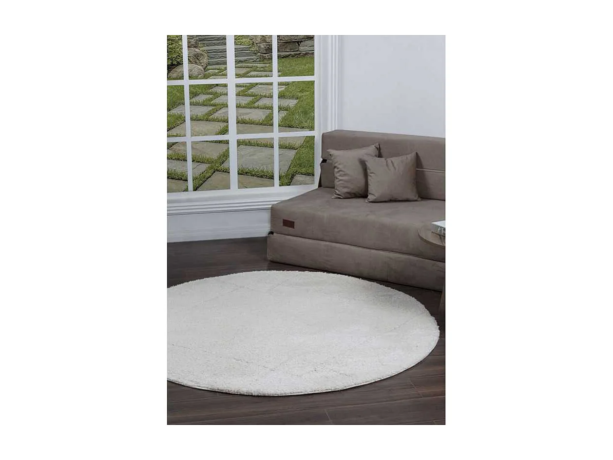 Tapis berbère shaggy - MARRAKECH 360 Crème 160*160