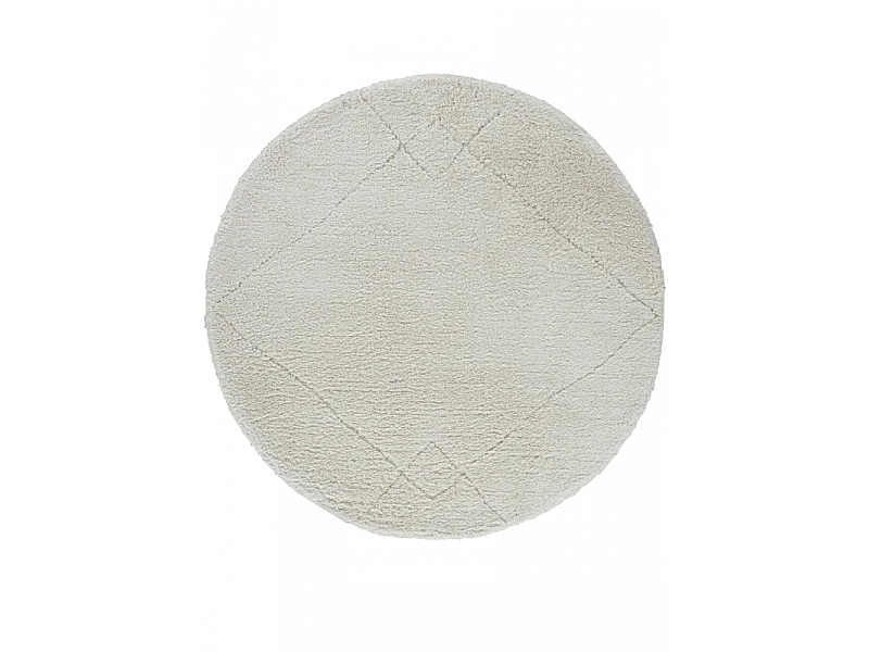 Tapis berbère shaggy - MARRAKECH 360 Crème 160*160