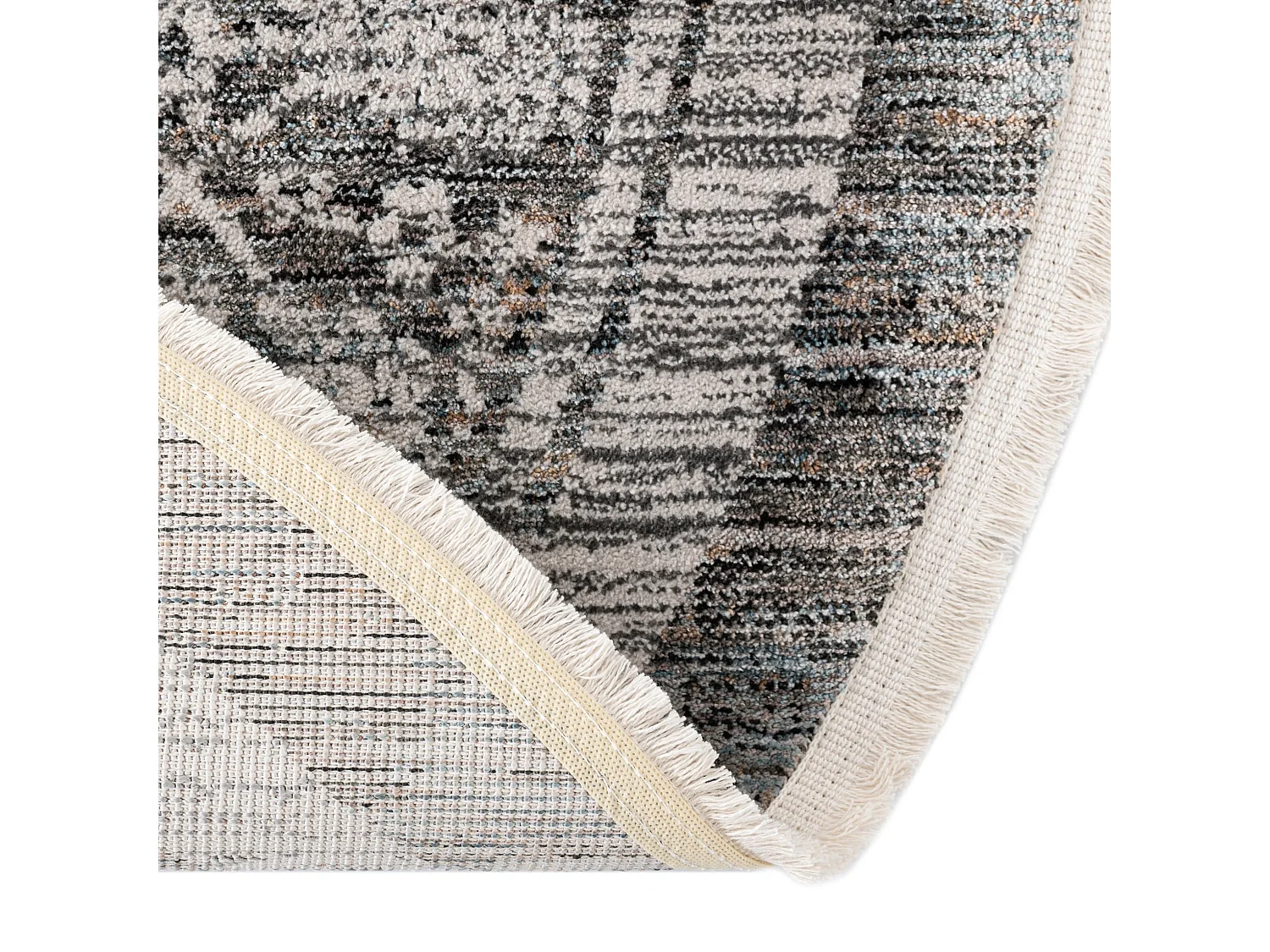 Tapis 125x185 Gris Zora Mosaic