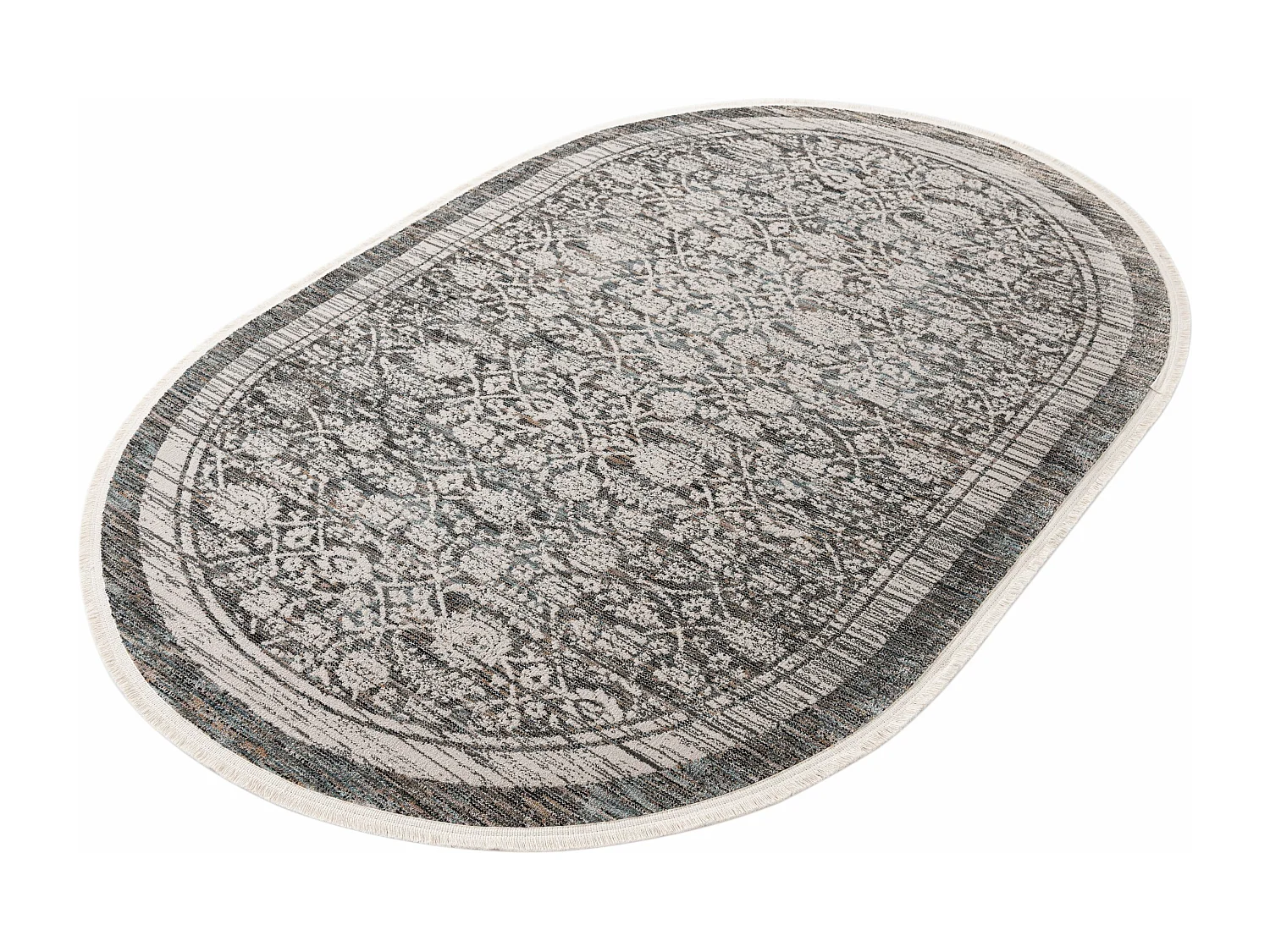 Tapis 125x185 Gris Zora Mosaic