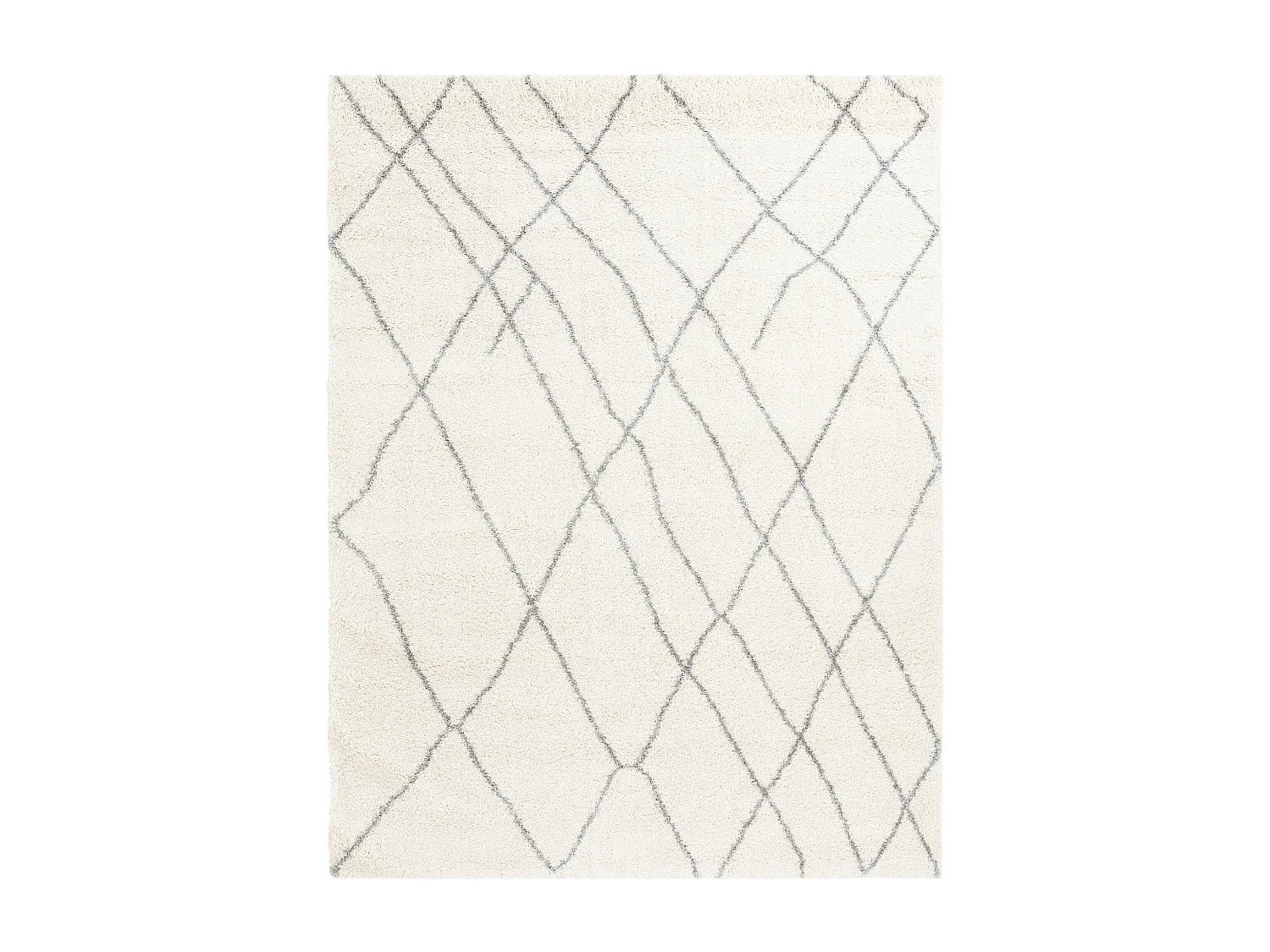 Hoogpolig tapijt 395 x 300 Beige Lachen Fence