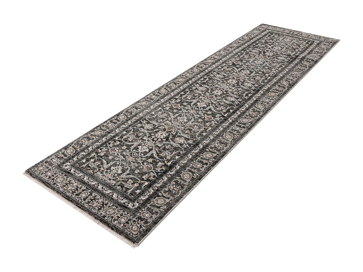 Teppich 80x300 Grau Zora Orman