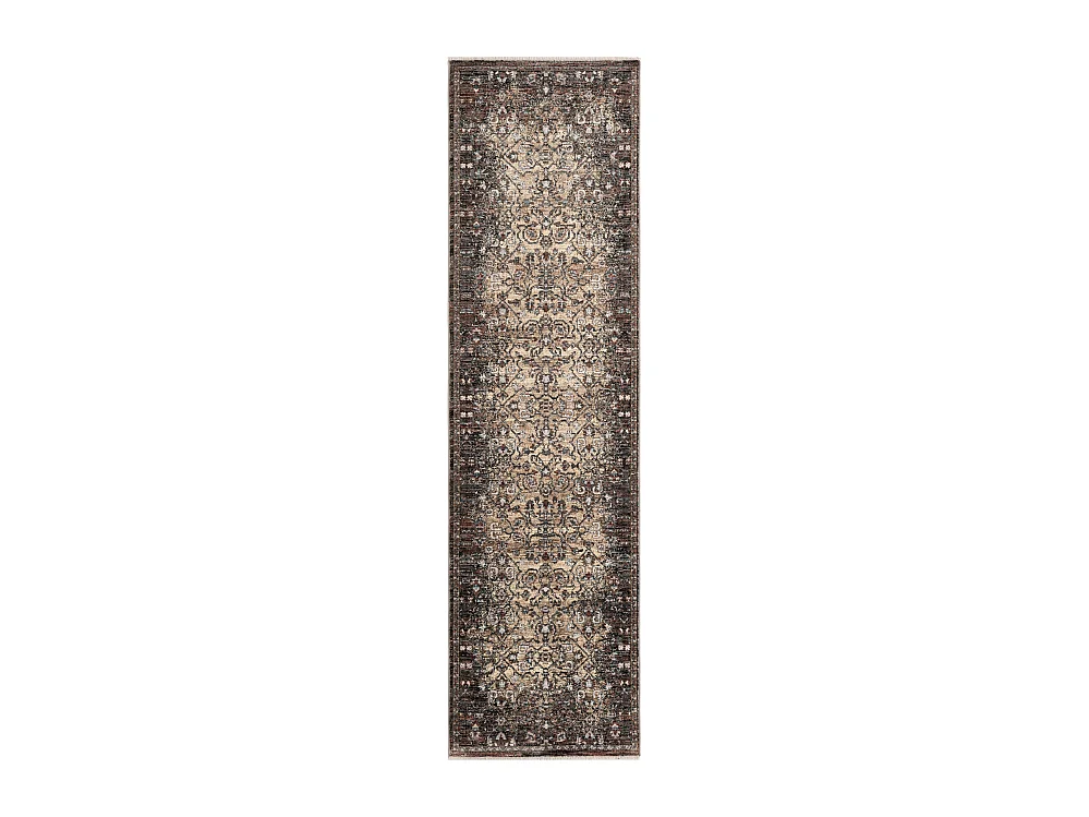 Tapis 80x300 Marron Zora Blege