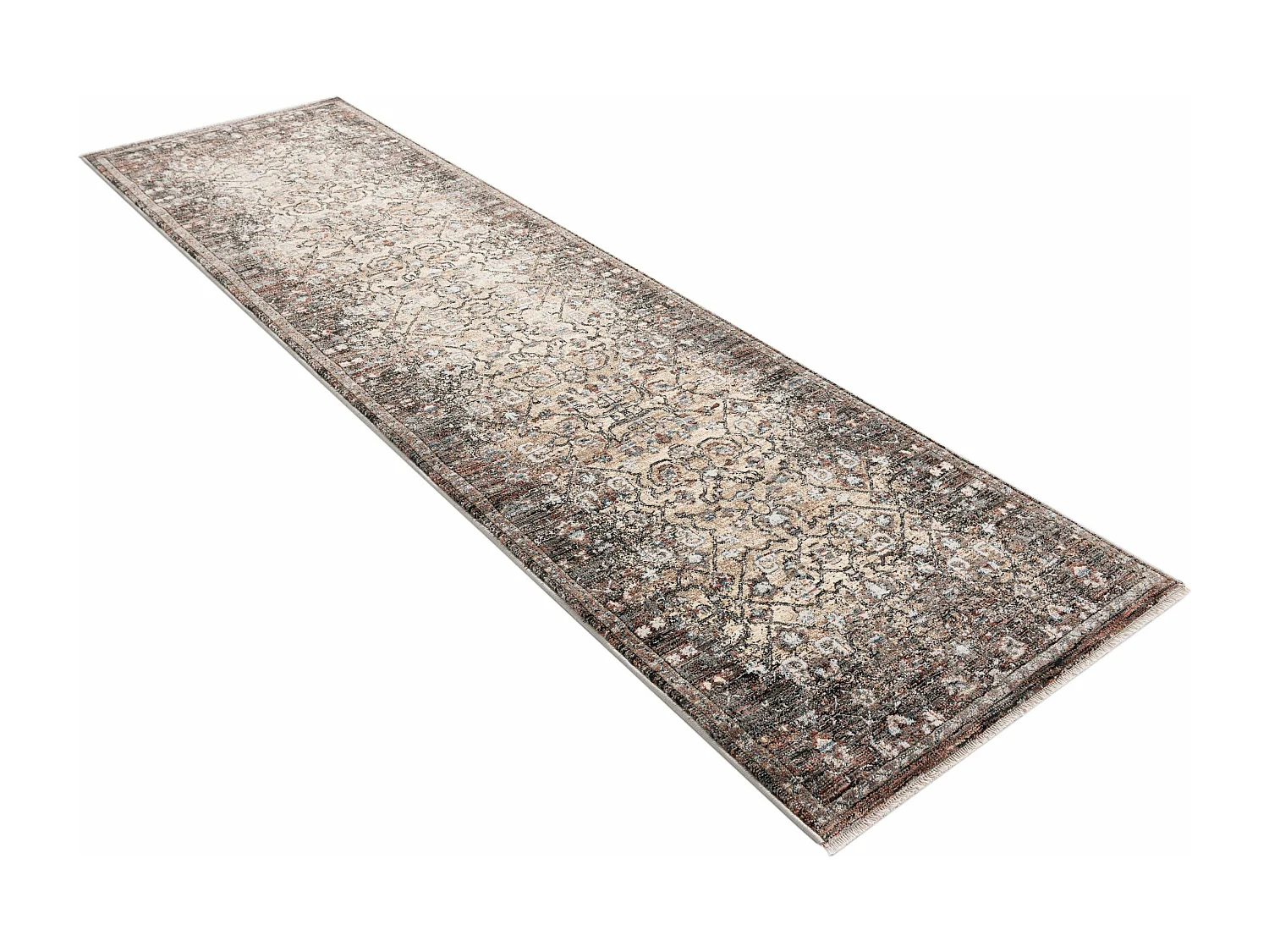 Tapis 80x300 Marron Zora Blege