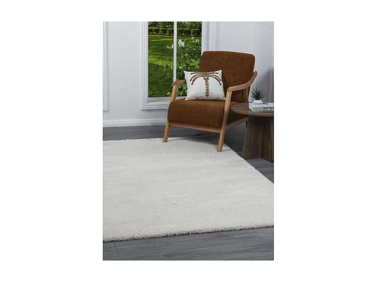Tapis berbère shaggy - MARRAKECH 360 Crème 120*170