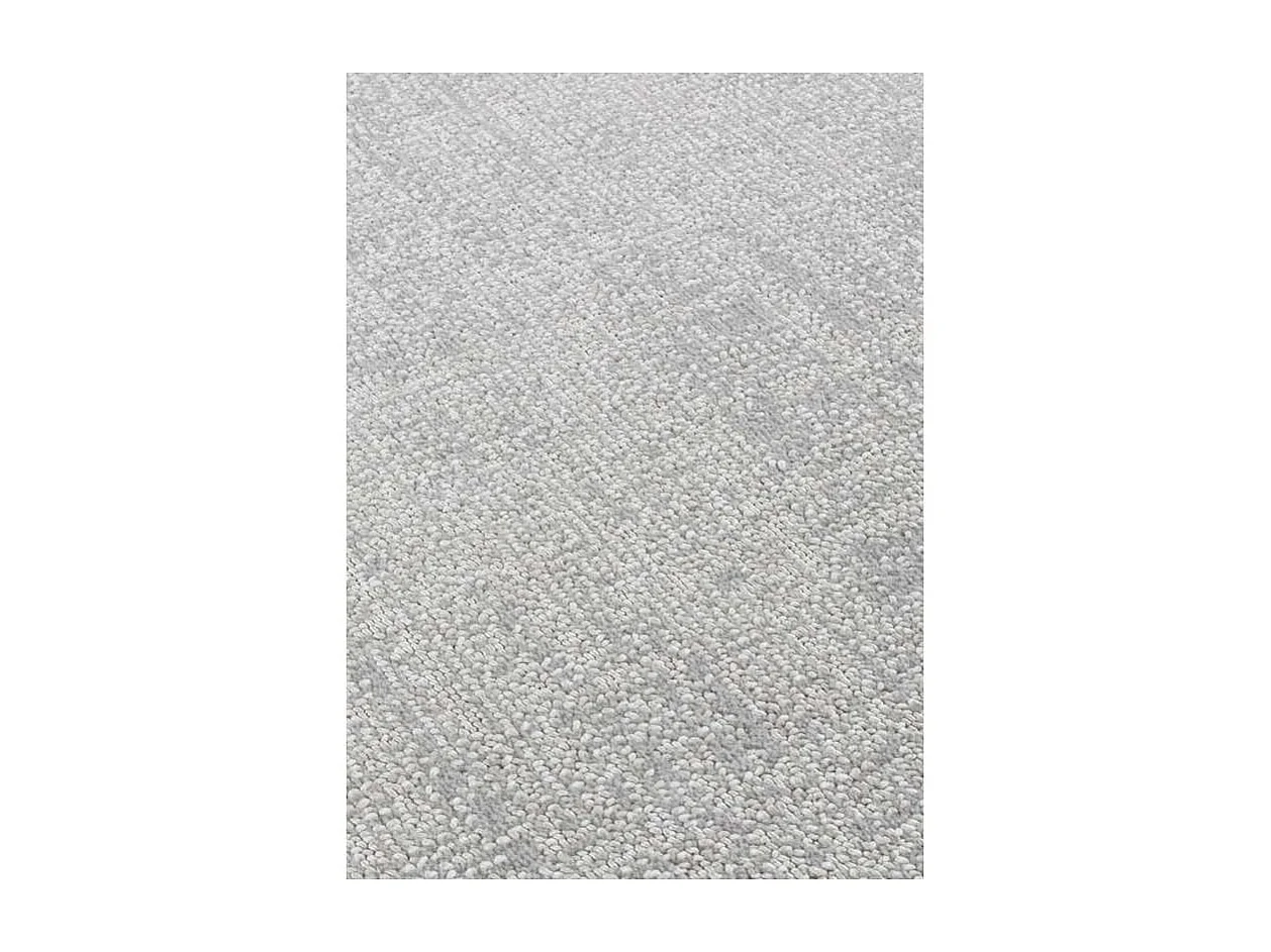 Tapis uni chiné BERNE Gris 120*120