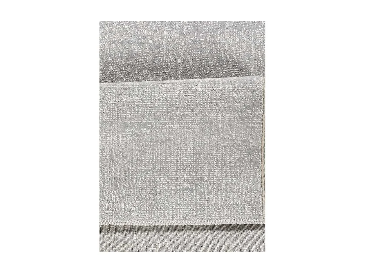 Tapis uni chiné BERNE Gris 120*120