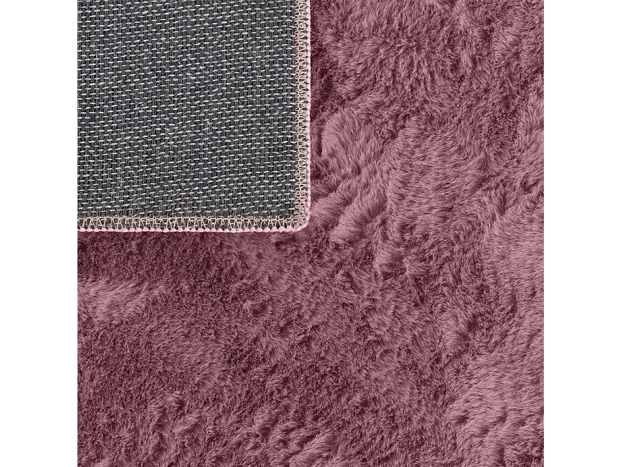 Tapis doux - LUMIA Rose 60*100