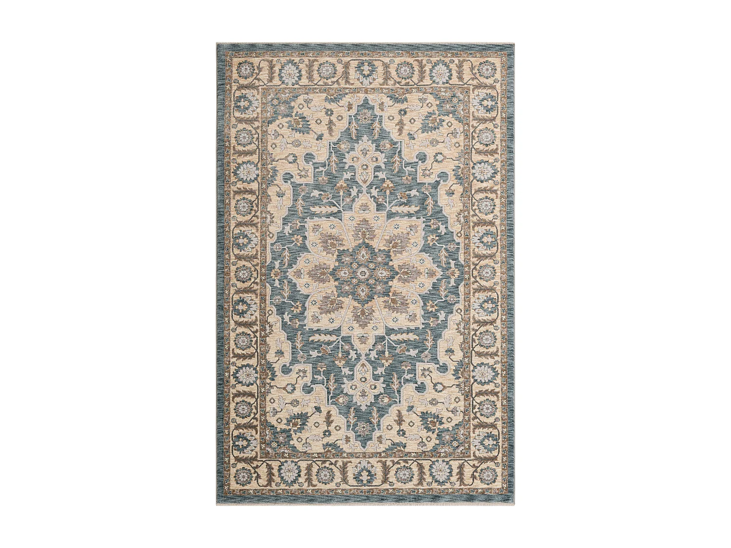 Tapis 100x200 Bleu Zora Classical