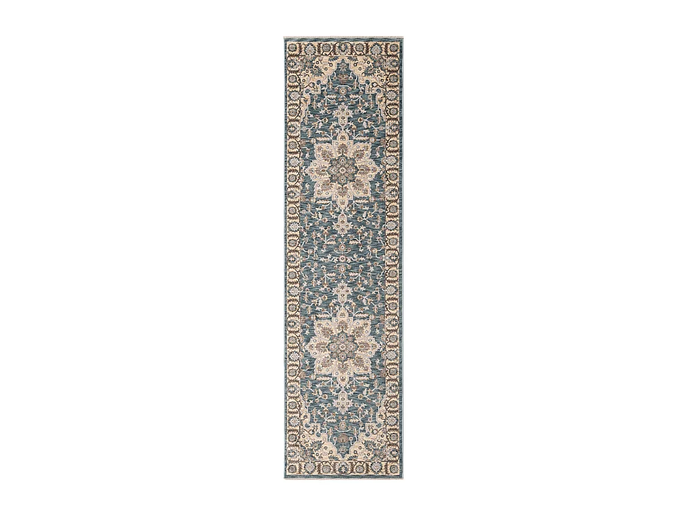 Tapis 80x300 Bleu Zora Classical