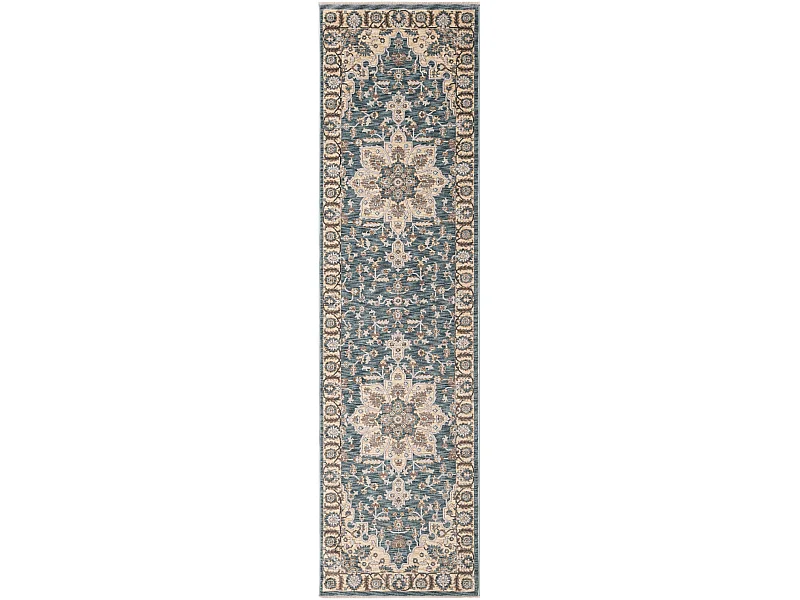 Tapis 80x300 Bleu Zora Classical