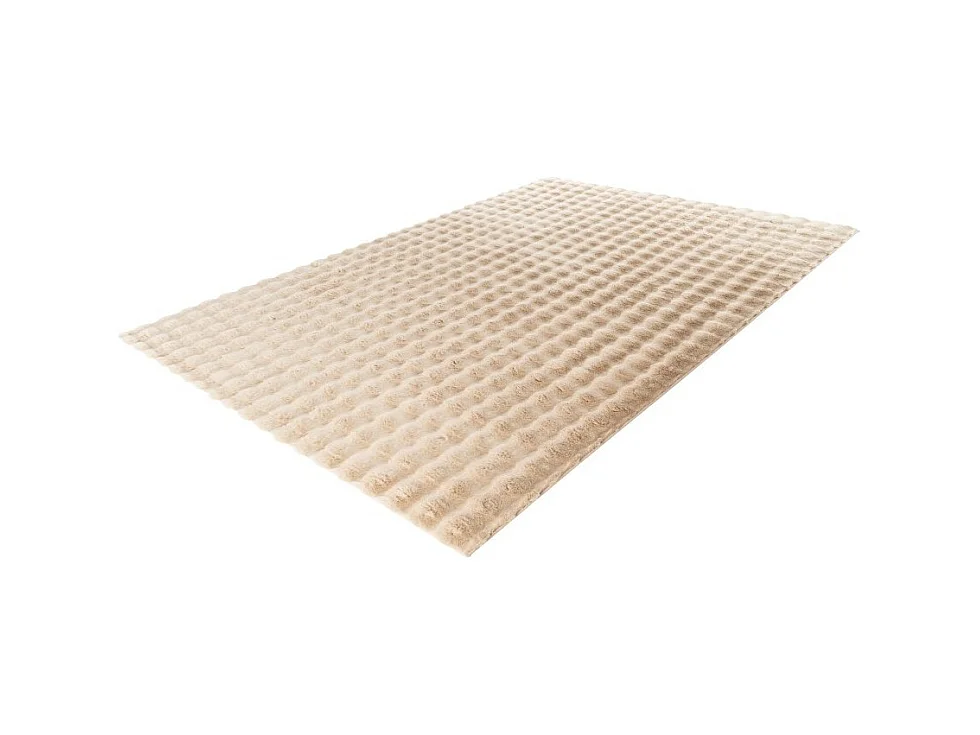 Tapis 150x80cm, design H008Y coloris beige - Confort et élégance pour votre intérieur