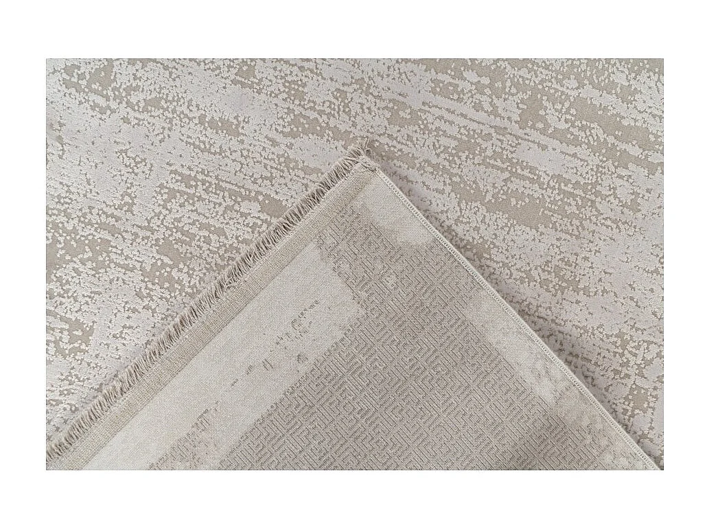 Tapis Pierre Cardin 170x120cm, design E309E coloris argent - Confort et élégance pour votre intérieur