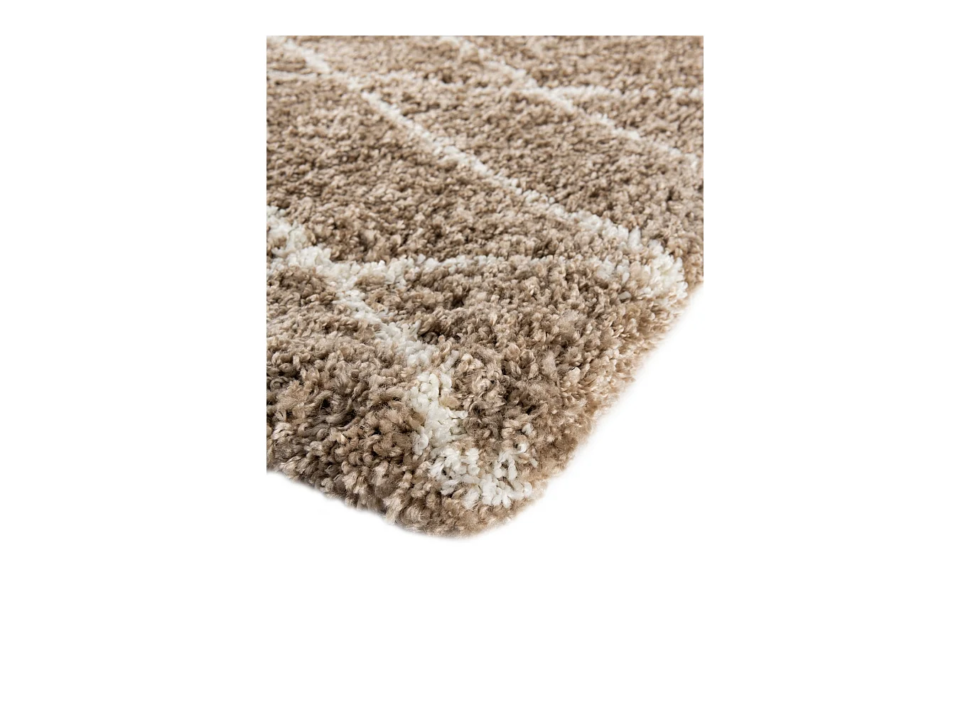 Hochflorteppich 300x395 Khaki Lachen Fence