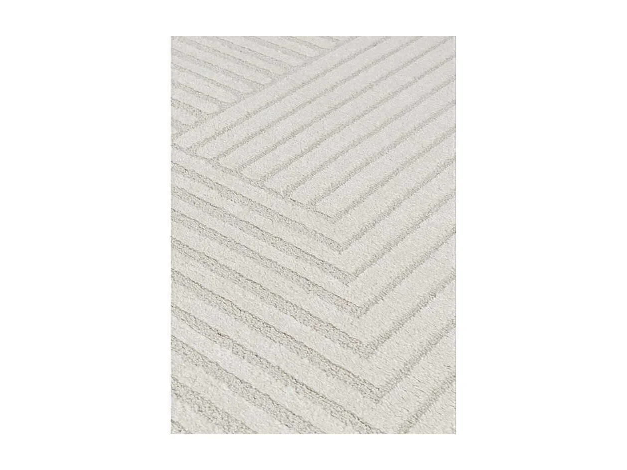 Tapis géométrique crème MONACO 53 Crème 200*290