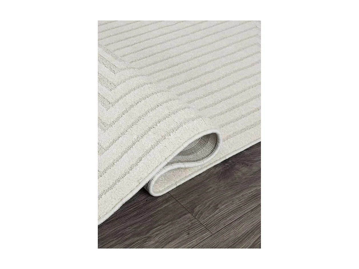 Tapis géométrique crème MONACO 53 Crème 200*290