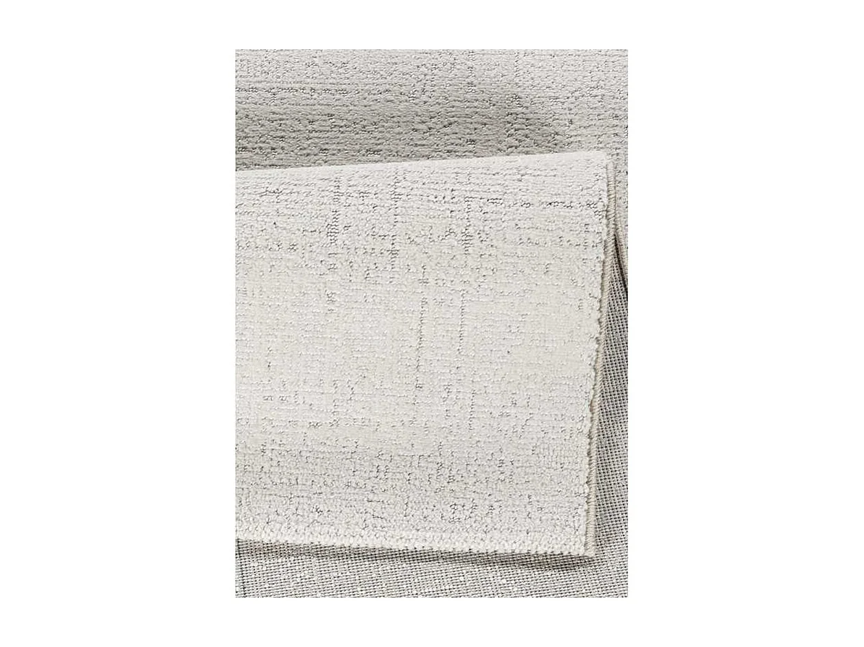 Tapis uni chiné BERNE Crème 80*300