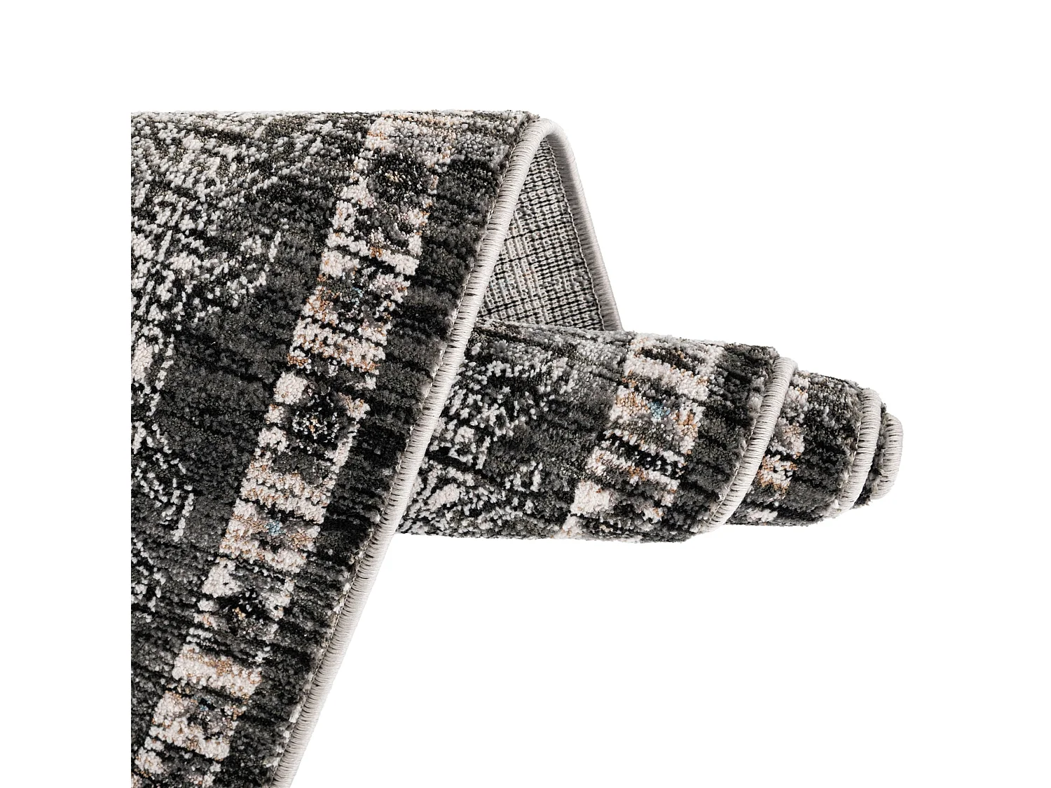 Tapis 100x200 Gris Zora Kropka