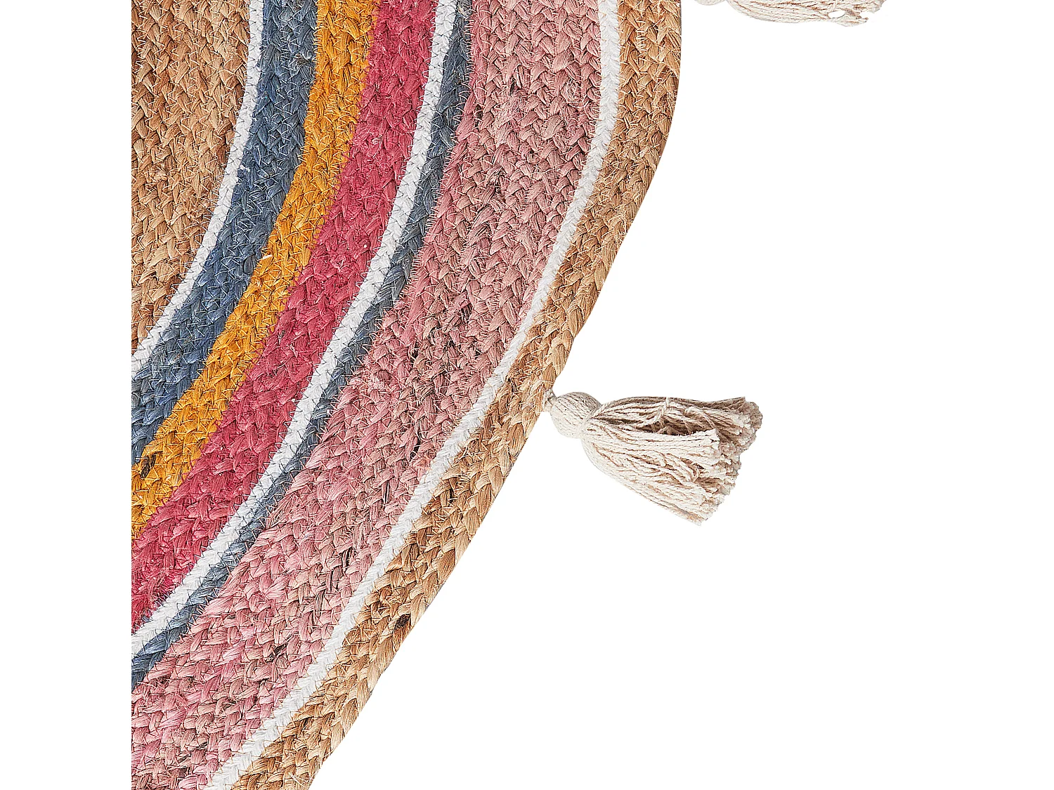 Tapis enfant ZANAVI Multicolore ø 120 cm Jute