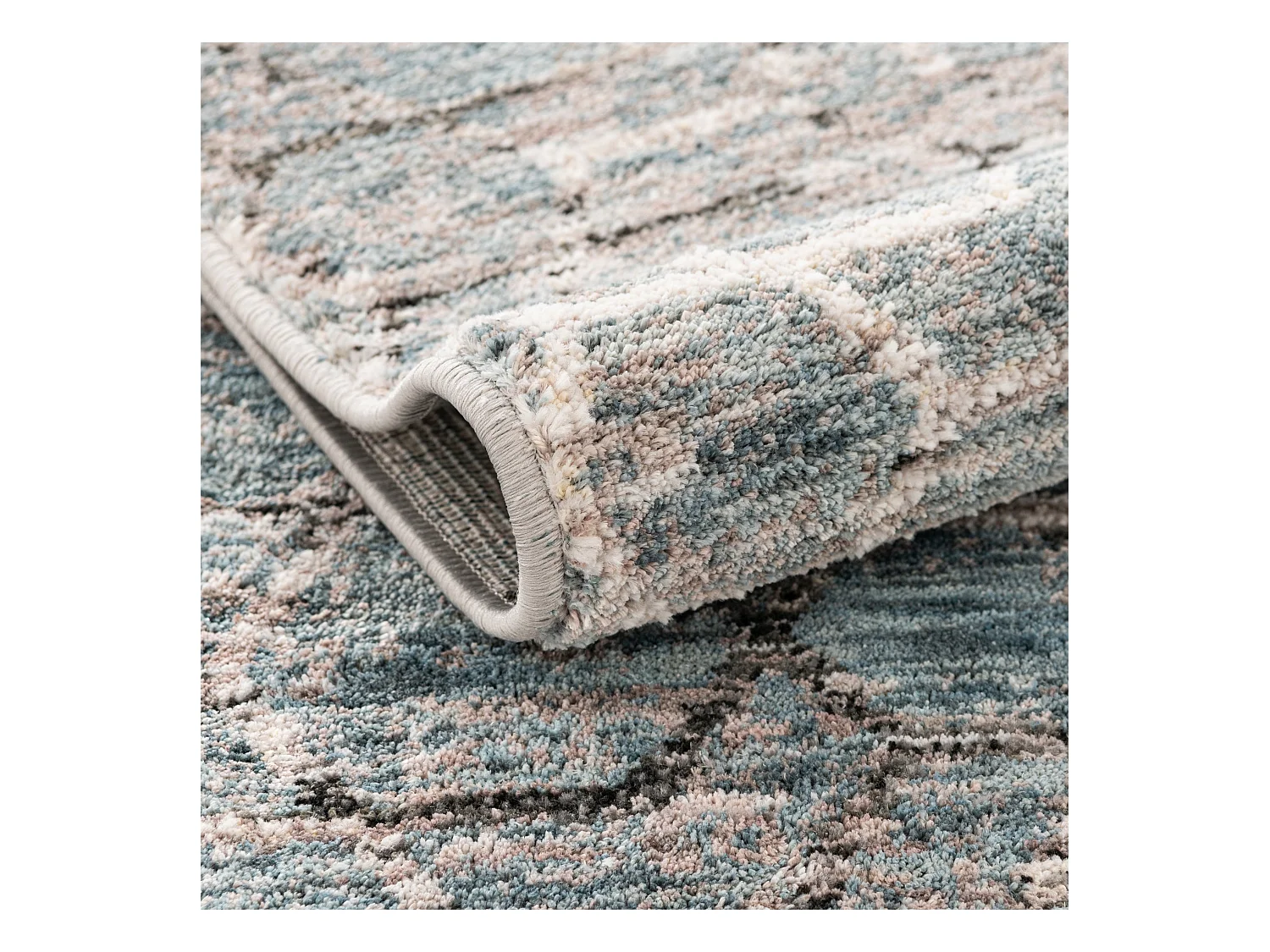 Tapijt 185 x 125 Blauw Zora Modern