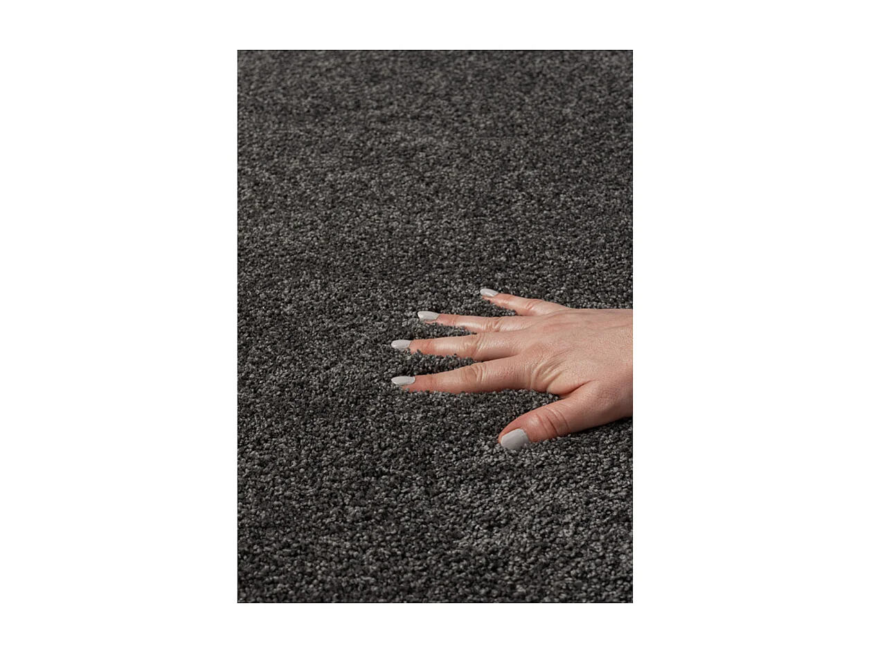 Tapis uni - MONTANA Gris anthracite 80*150