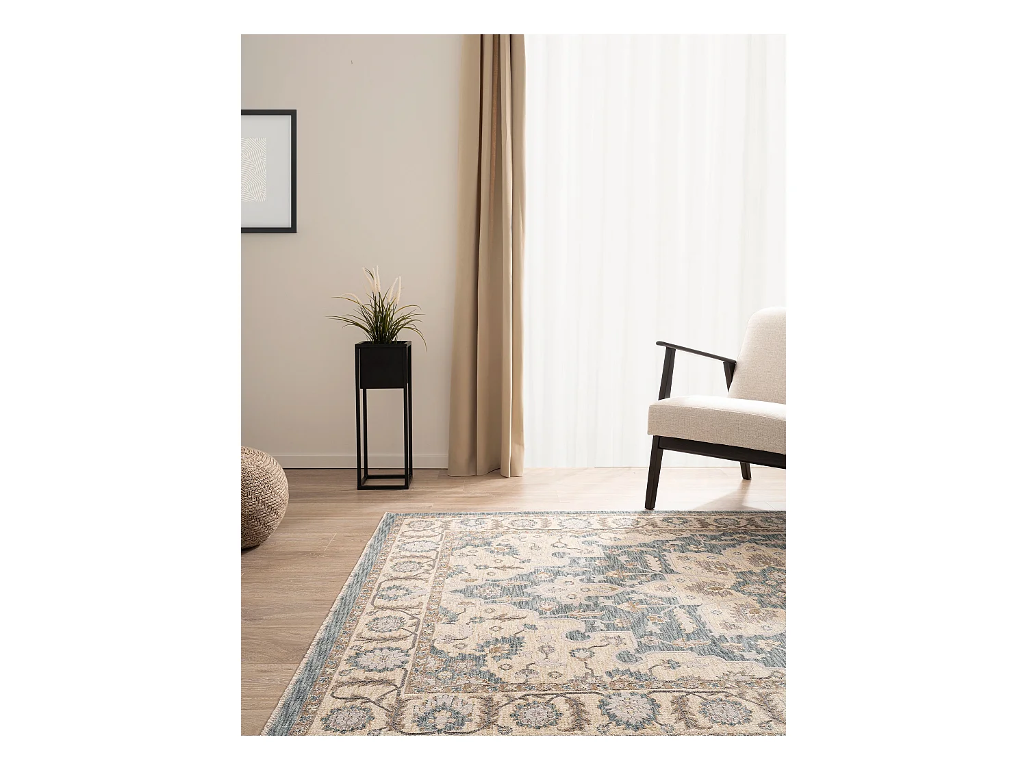 Tapis 155x245 Bleu Zora Classical
